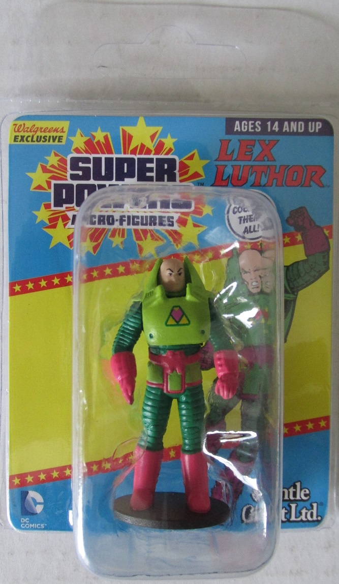 DC Super Powers Micro Figures LEX LUTHOR - by Gentle Giant (WALGREENS  EXCLUSIVE)